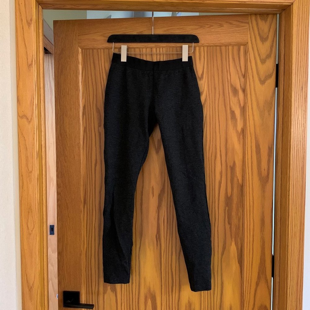 J Crew pixie pant legging, gray with back zip